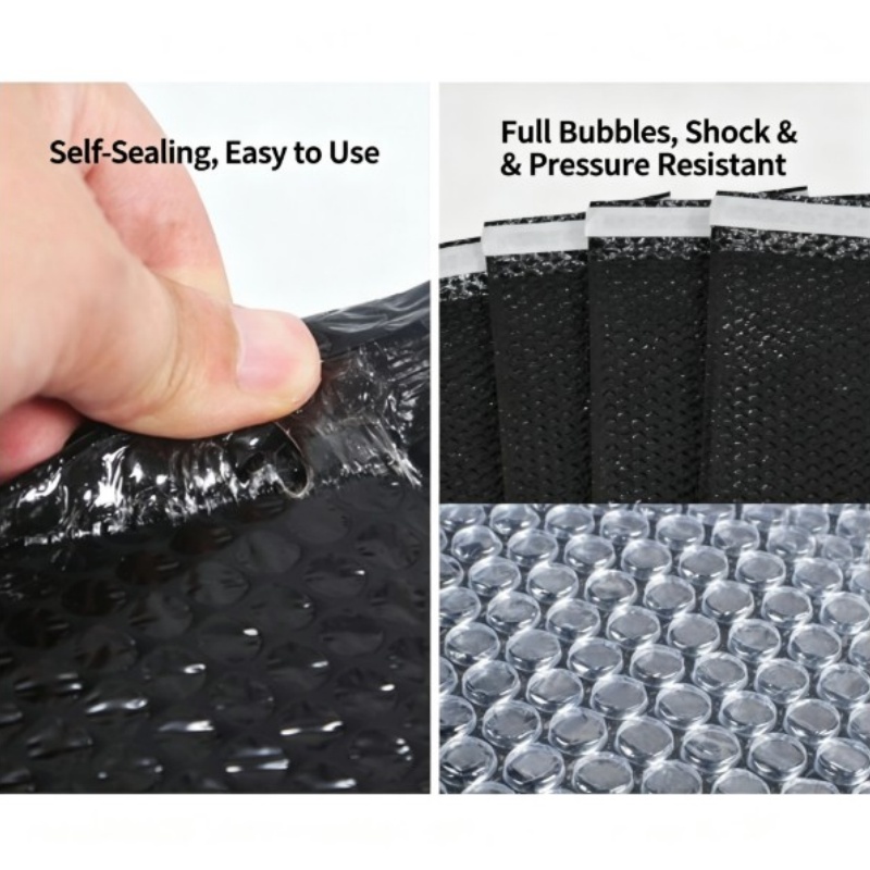 100pcs Black Self-Adhesive Bag - огляд і ціна Food Storage Bag