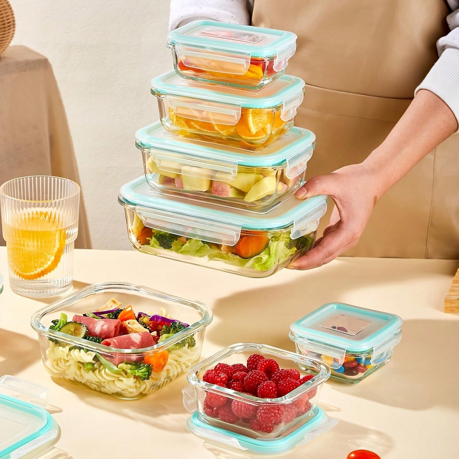 20pcs Sealed Glass Food Storag - огляд і ціна Food Storage Meals