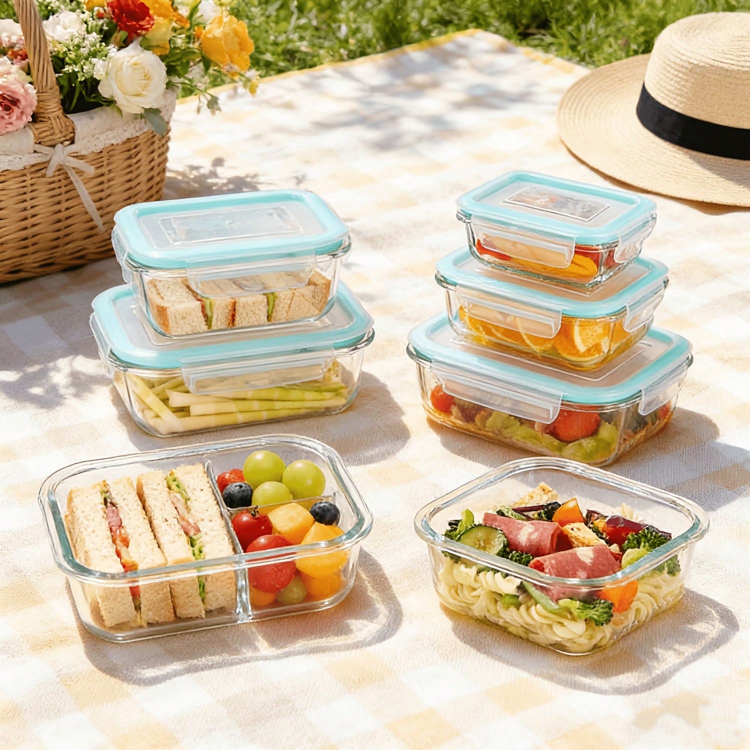 20pcs Sealed Glass Food Storag - огляд і ціна Food Storage Meals