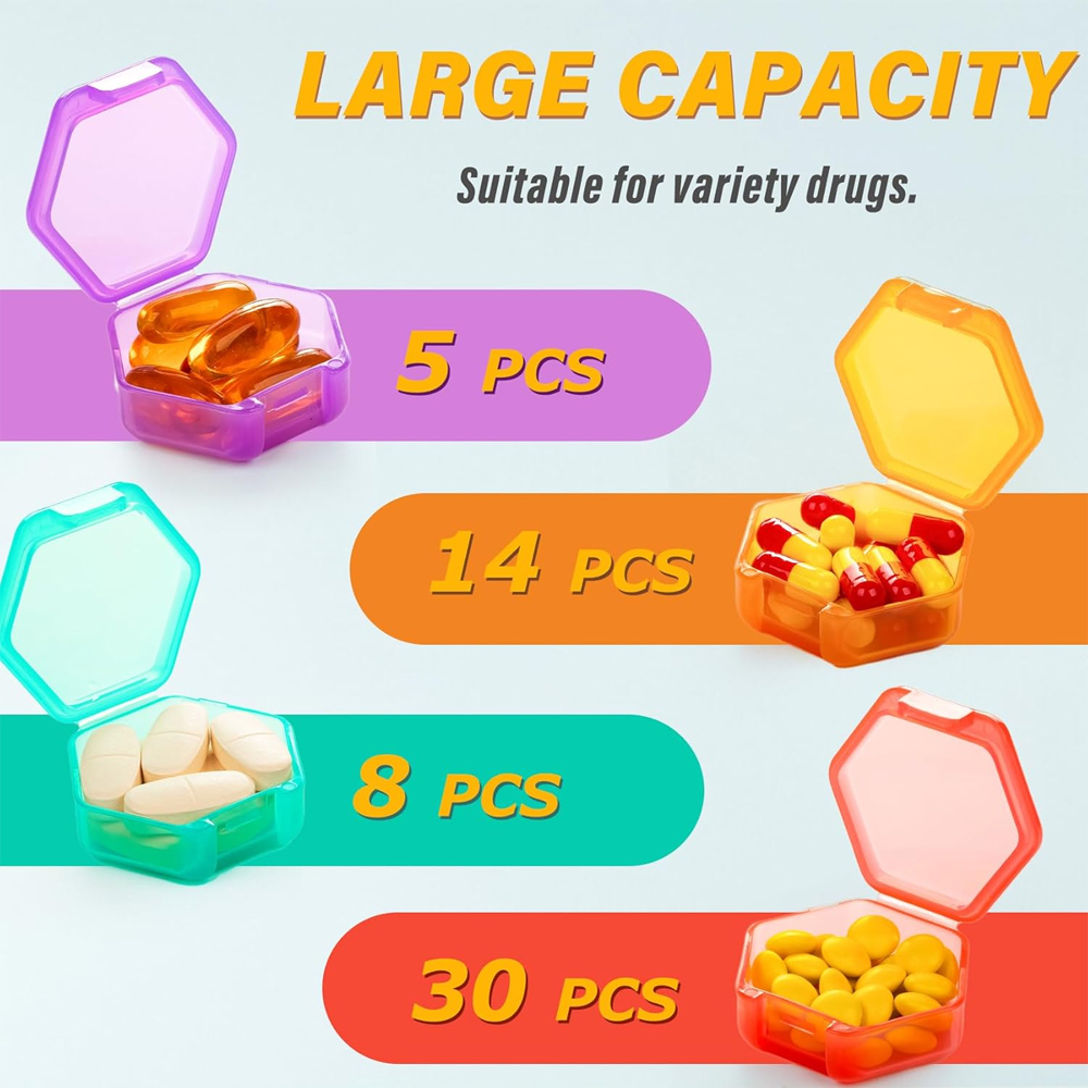 31 Day Monthly Pill Organizer  - огляд і ціна Food Storage With Dividers