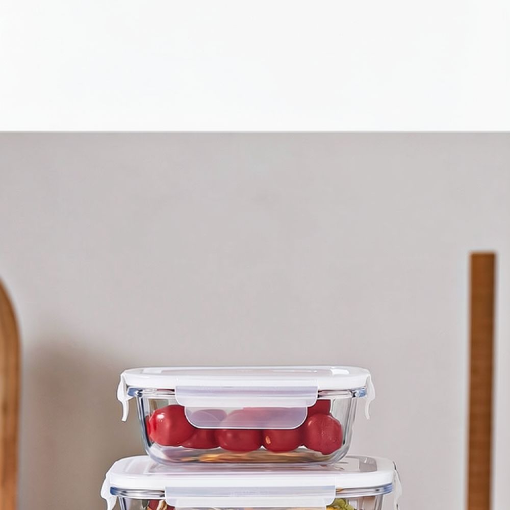 Microwave Safe Glass Bento Lun - огляд і ціна Food Storage With Dividers