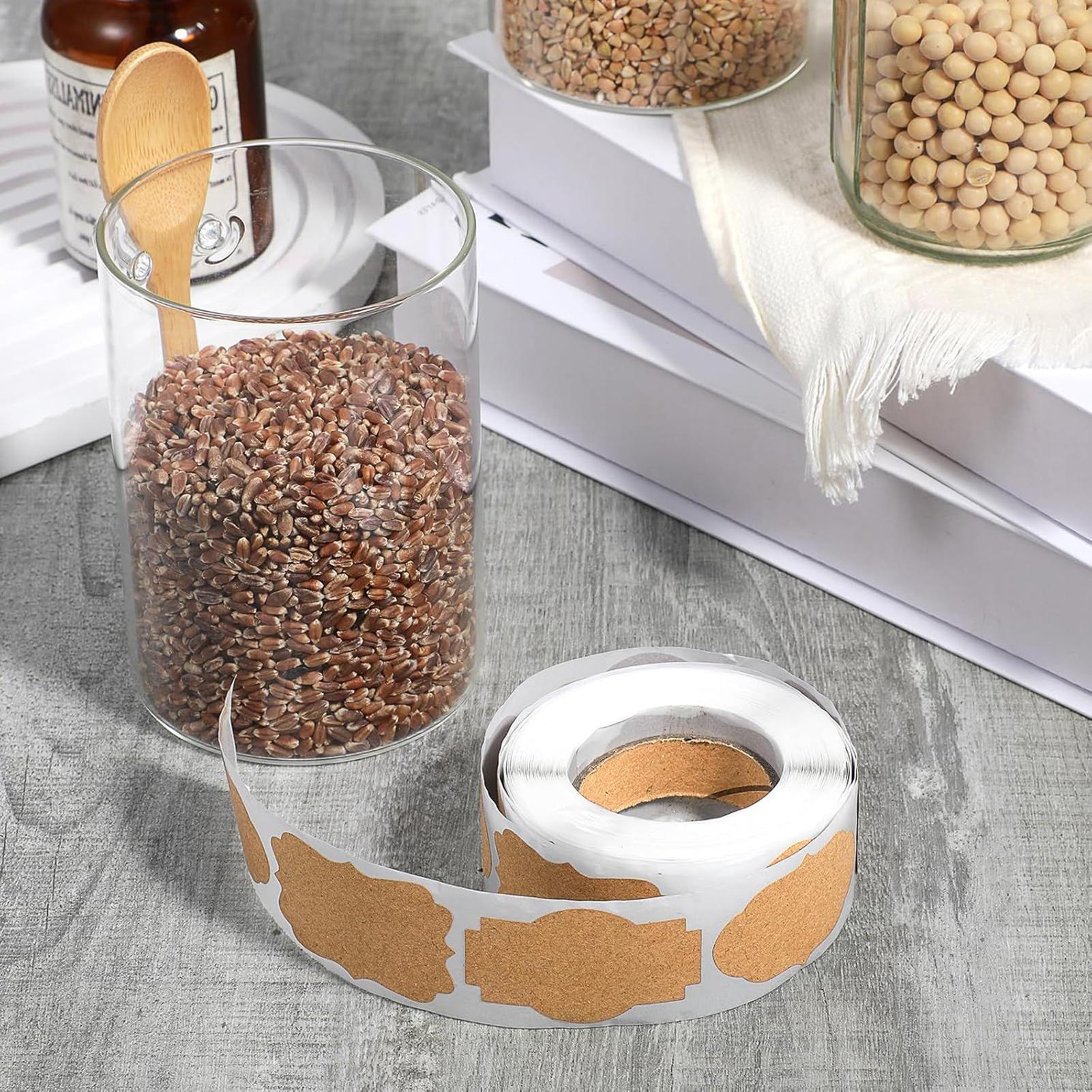 300 PCS Jar Labels Stickers Wr - огляд і ціна Food Storage Labels