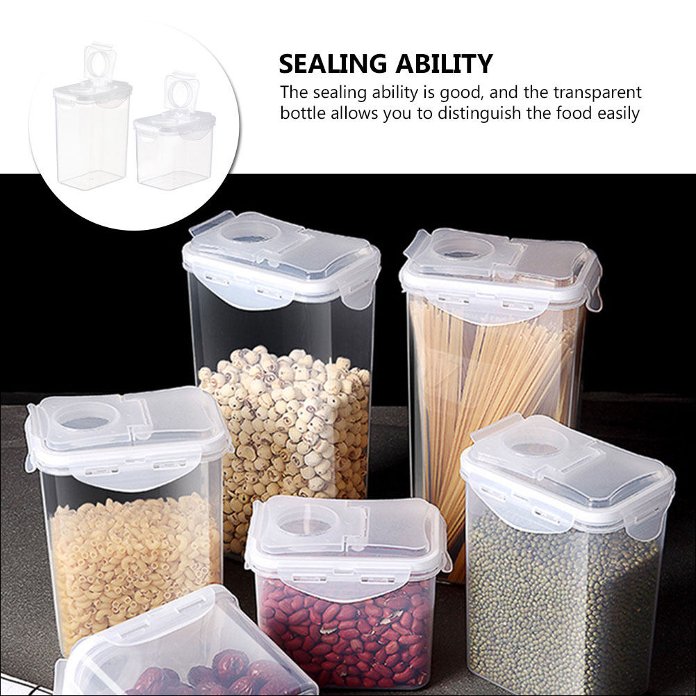 2Pcs Plastic Food Storage Jars - огляд і ціна Food Storage Containers