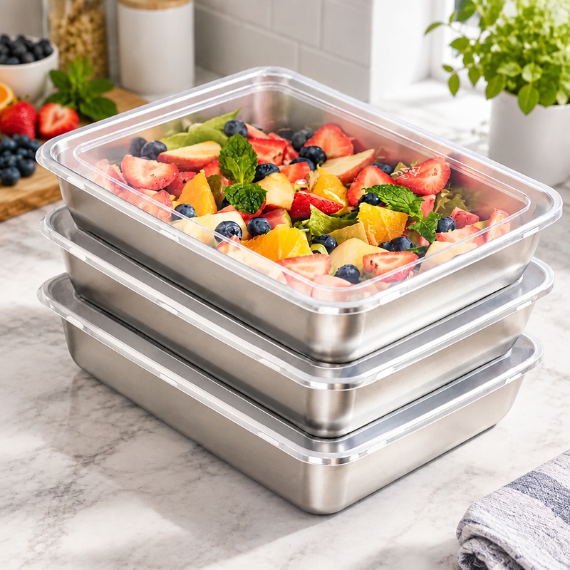 Triple Pack Stainless Steel Fo - огляд і ціна Food Storage Meals